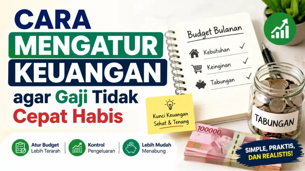 Cara Mengatur keuangan Agar Gaji Tidak Cepat Habis