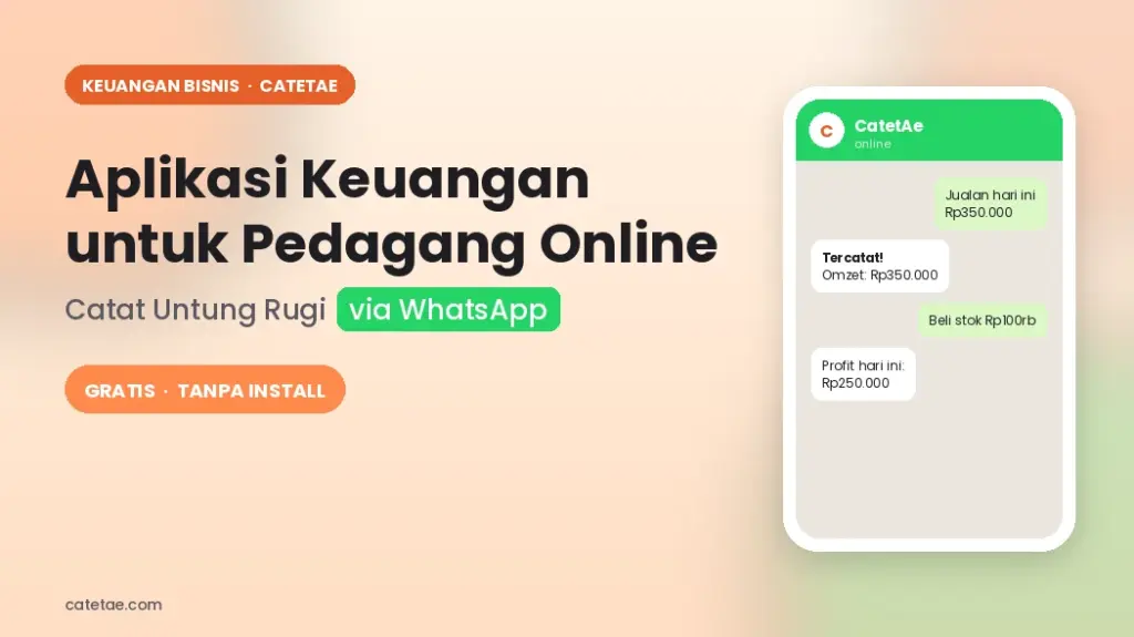 aplikasi keuangan untuk pedagang online